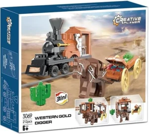 קוביות בניין של Cogo Creative Player Western Gold Digger 2)